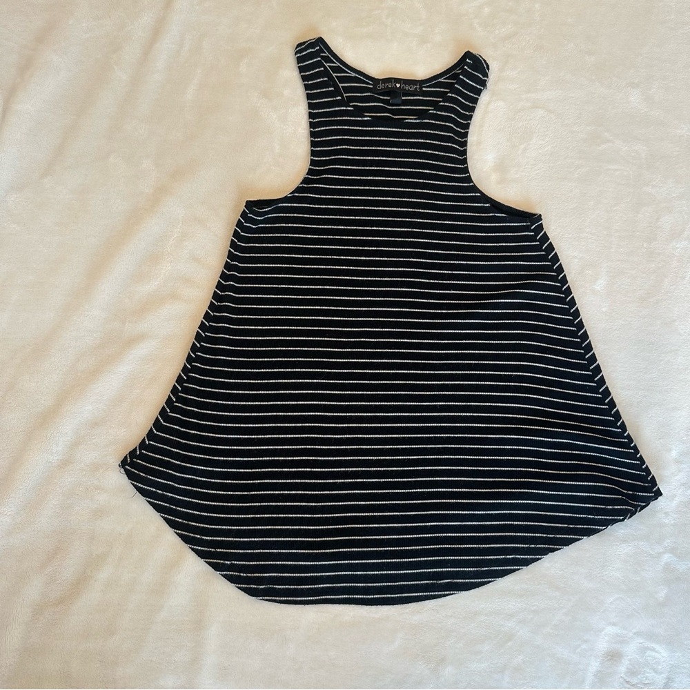 Striped Flowy Tank Top